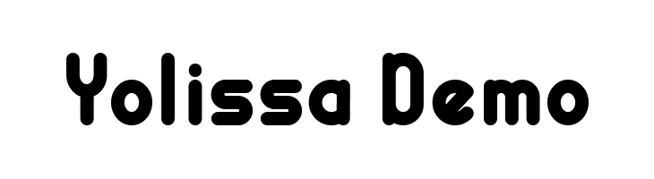 Yolissa Demo  नि: शुल्क फ़ॉन्ट्स डाउनलोड