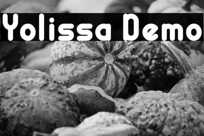 Yolissa Demo Font examples