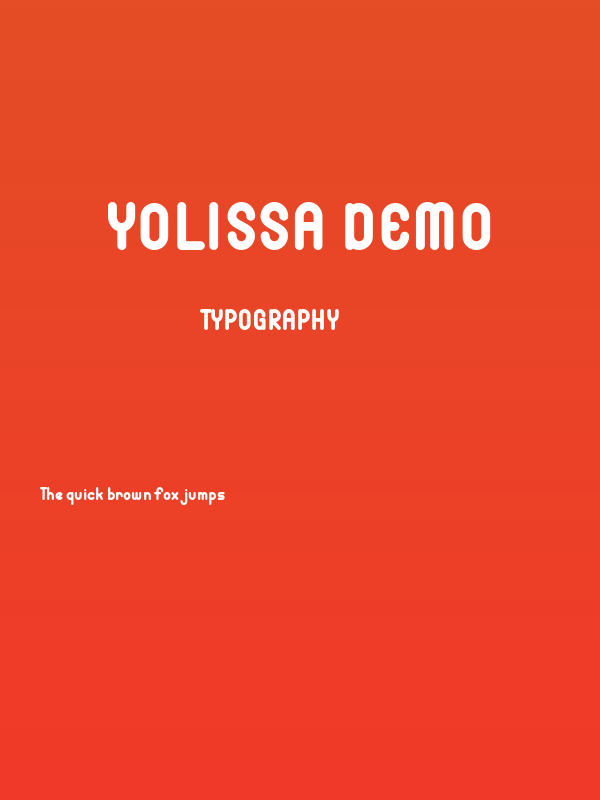 Yolissa Demo Poster