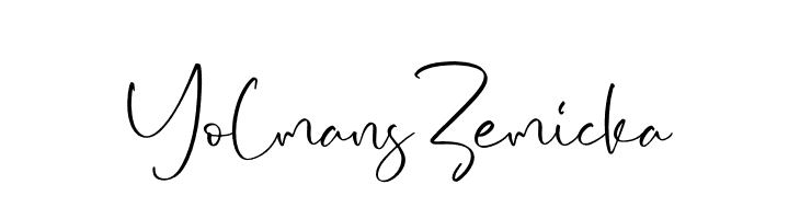 Yolmans Zemicka  Frei Schriftart Herunterladen