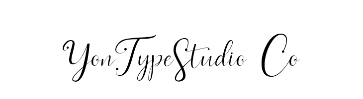 YonTypeStudio Co  Frei Schriftart Herunterladen