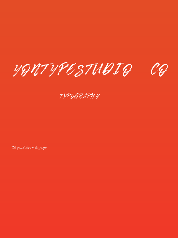 YonTypeStudio.co Poster