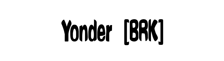 Yonder [BRK]  font caratteri gratis