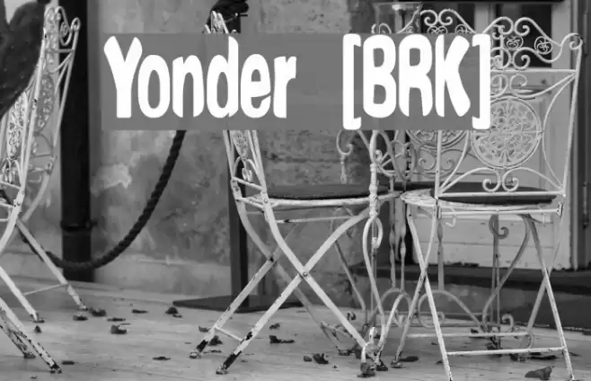 Yonder [BRK] फ़ॉन्ट examples