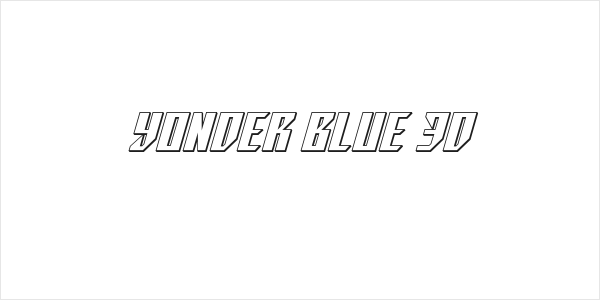 Yonder Blue 3D Logo