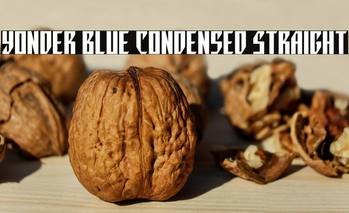 Yonder Blue Condensed Straight Example 1