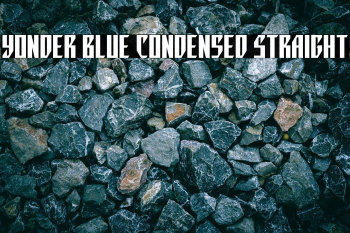 Yonder Blue Condensed Straight Example 3