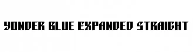 Yonder Blue Expanded Straight  Fuentes Gratis Descargar