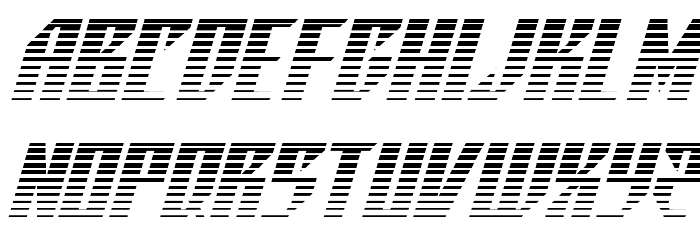 Yonder Blue Gradient 2 Font LOWERCASE
