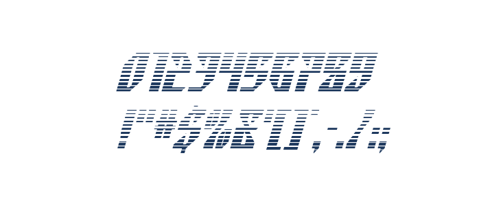 Yonder Blue Gradient Other Characters