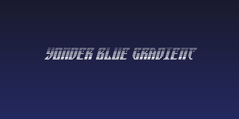 Yonder Blue Gradient Social Header