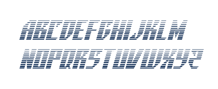 Yonder Blue Gradient Lowercase