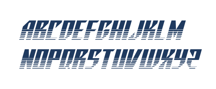 Yonder Blue Halftone 2 Lowercase