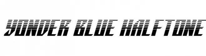 Yonder Blue Halftone  Fuentes Gratis Descargar