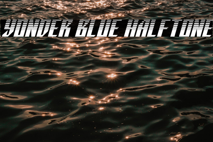 Yonder Blue Halftone Example 1