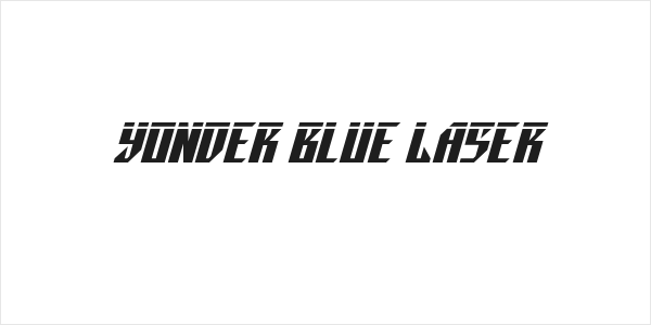 Yonder Blue Laser Logo