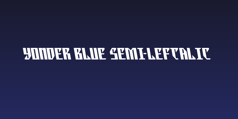 Yonder Blue Semi-Leftalic Social Header
