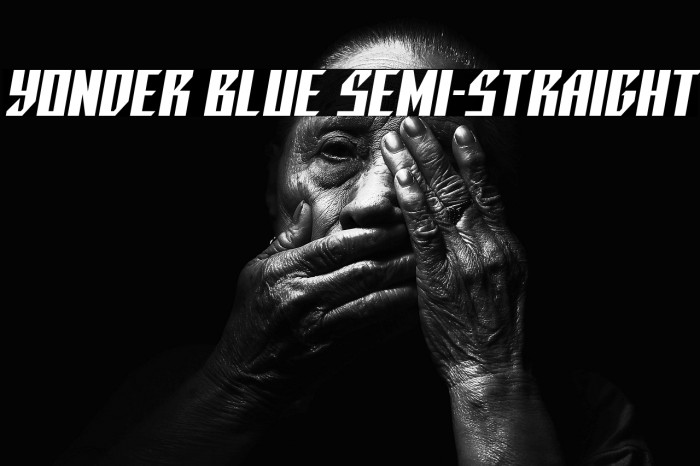 Yonder Blue Semi-Straight Example 3