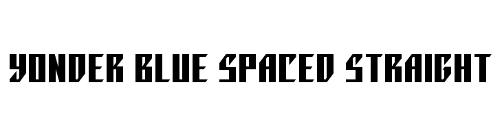Yonder Blue Spaced Straight  لخطوط تنزيل