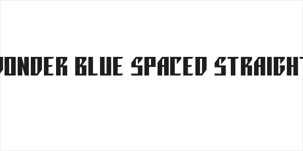 Yonder Blue Spaced Straight Logo