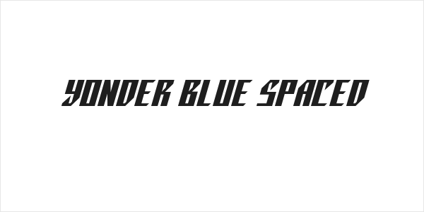 Yonder Blue Spaced Logo