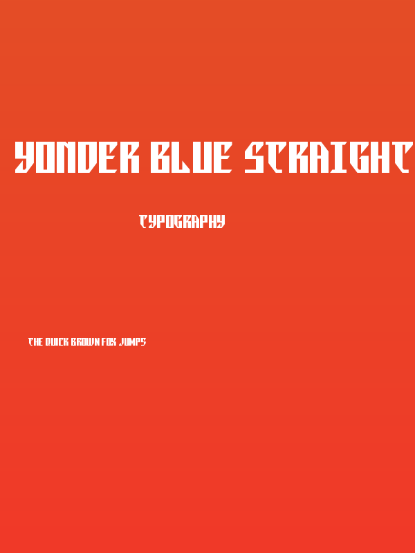 Yonder Blue Straight Poster