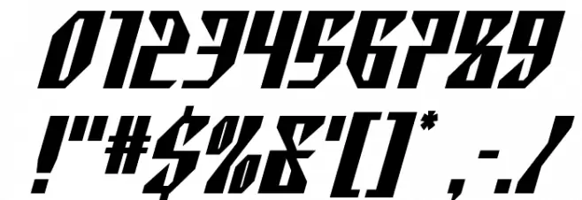 Yonder Blue Font OTHER CHARS