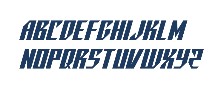 Yonder Blue Lowercase