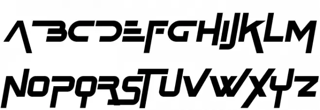 Yonder Breaks Demo Italic Schriftart Groß
