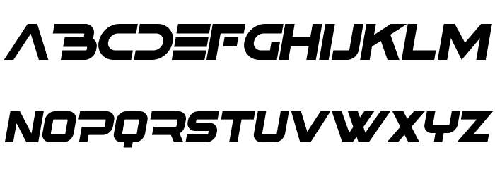 Yonder Breaks Demo Italic Шрифта строчной