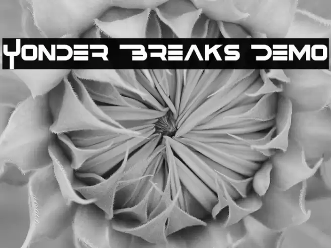 Yonder Breaks Demo خط examples