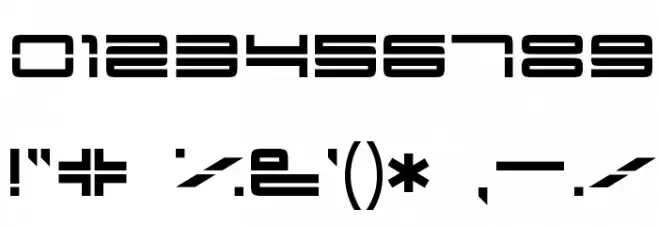 Yonder Recoil Шрифта ДРУГИЕ символов