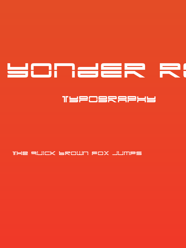 Yonder Recoil Poster