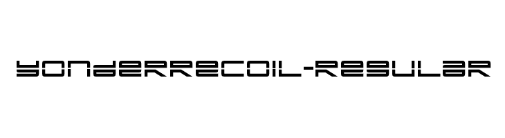 YonderRecoil-Regular  لخطوط تنزيل