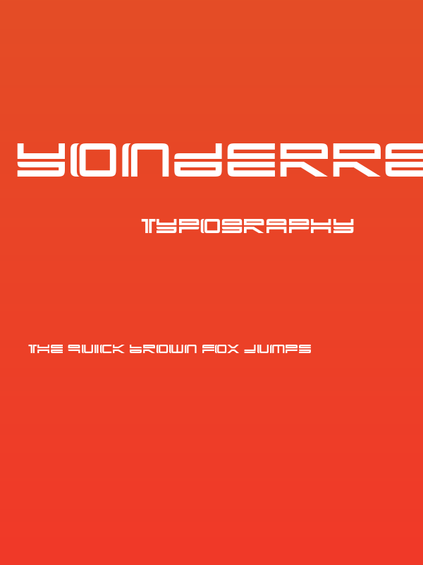 YonderRecoil-Regular Poster