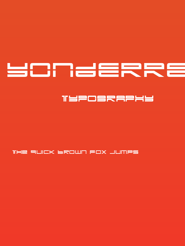 YonderRecoil-Regular Poster