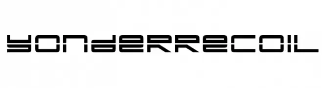 YonderRecoil  font caratteri gratis