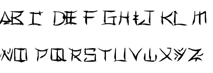 Yonezawa Font LOWERCASE