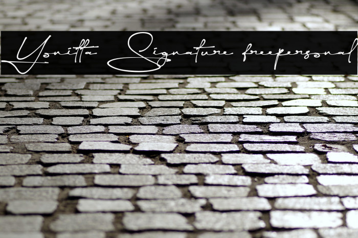 Yonitta Signature freepersonal Example 1