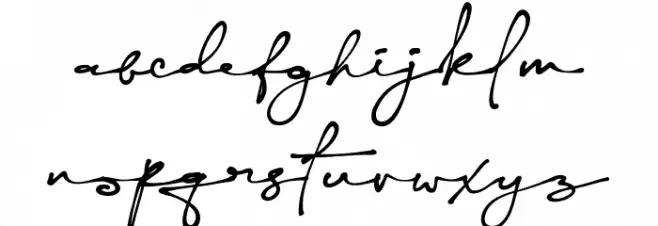 Yonitta Signature Fuentes MINÚSCULAS