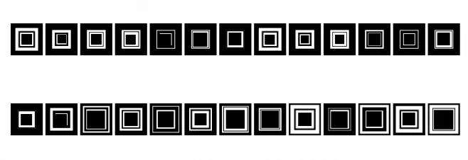 Yonkakubotan Schriftart Groß