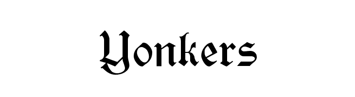 Yonkers  नि: शुल्क फ़ॉन्ट्स डाउनलोड