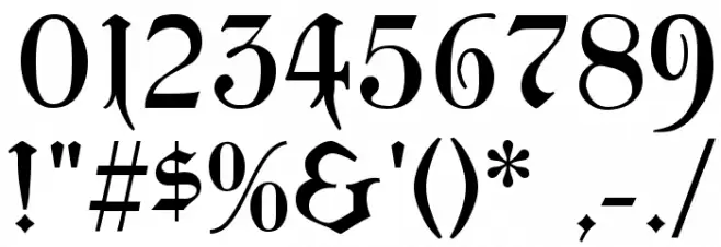 Yonkers Font OTHER CHARS