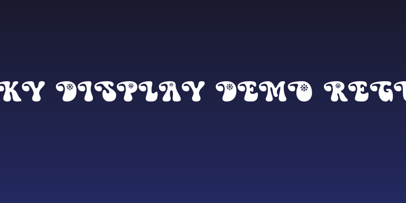 Yonky Display DEMO Regular Social Header