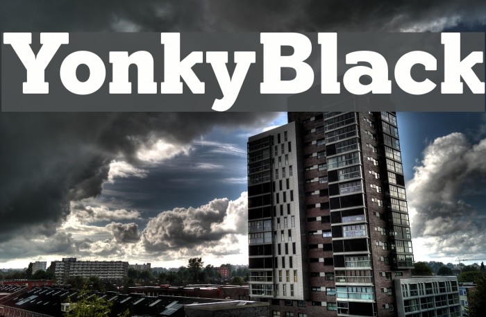 YonkyBlack Font examples
