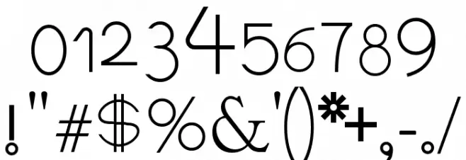 Yonna Font OTHER CHARS