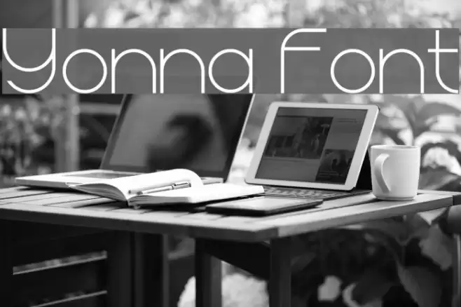 Yonna Font examples