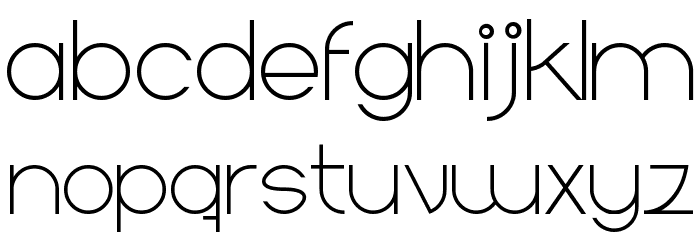 Yonna Font LOWERCASE