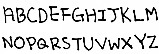 Yoo Hae Mool Schriftart Groß