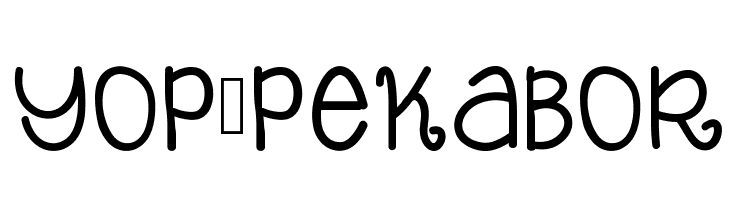 Yop_Pekabor  Fuentes Gratis Descargar
